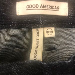 Good American ankle length jeans